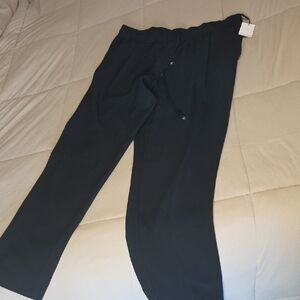 Calvin Klein Black Drawstring Jogger Pants
